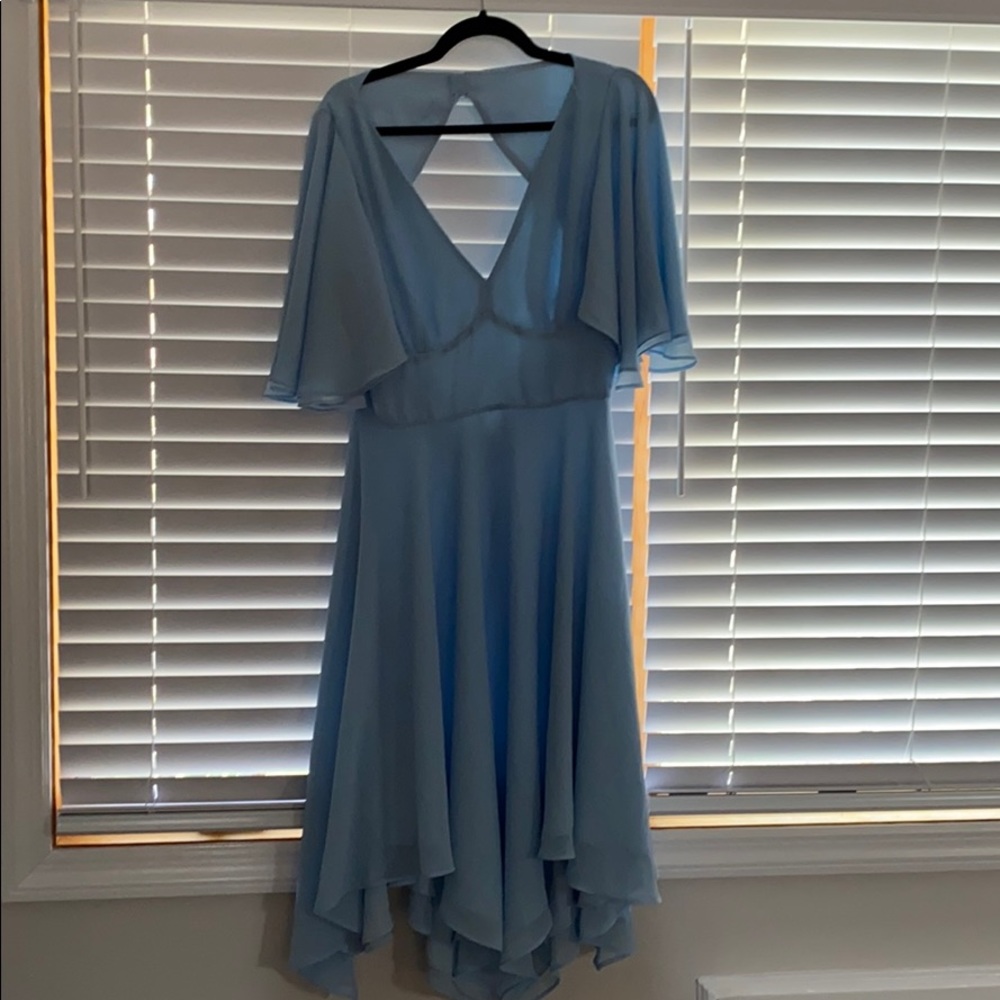 Fame and Partners Blue Dress